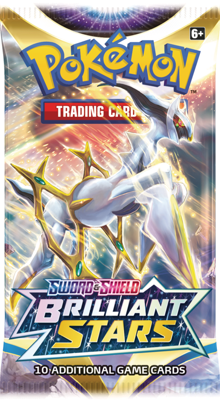 Pokemon Brilliant Stars: 1x Booster Pack (10 Cards)
