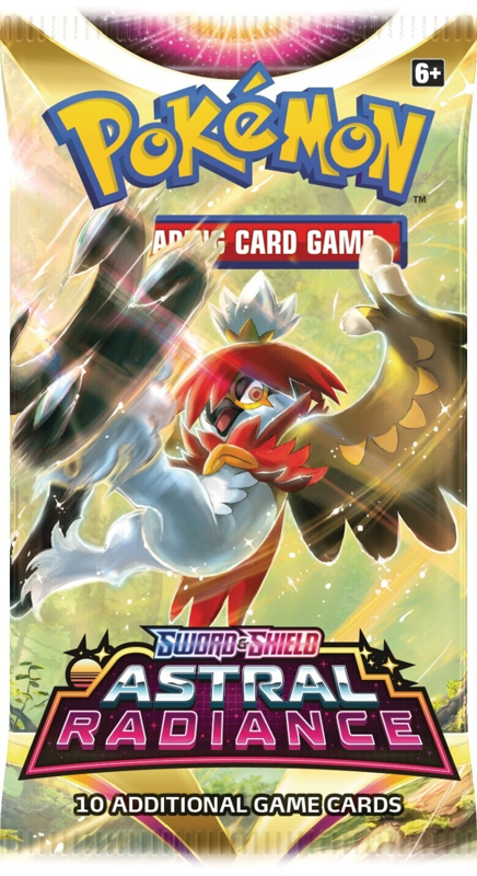 Pokemon Astral Radiance: 1x Booster Pack (10 Cards)