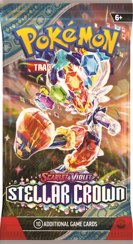 Pokemon Scarlet & Violet Stellar Crown: Booster Pack (10 Cards)