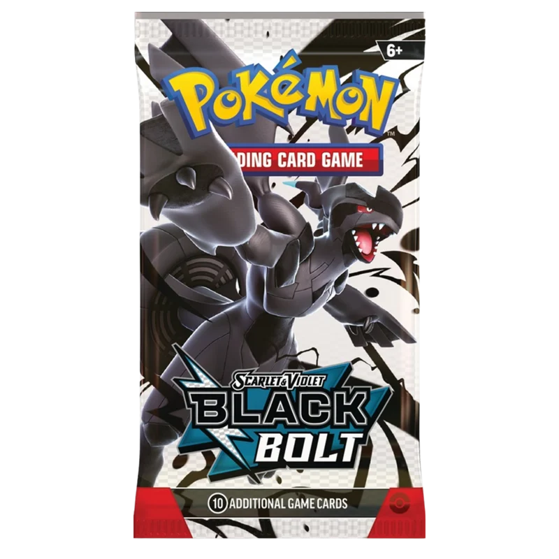 Pokemon Scarlet & Violet: Black Bolt 1x Booster Pack