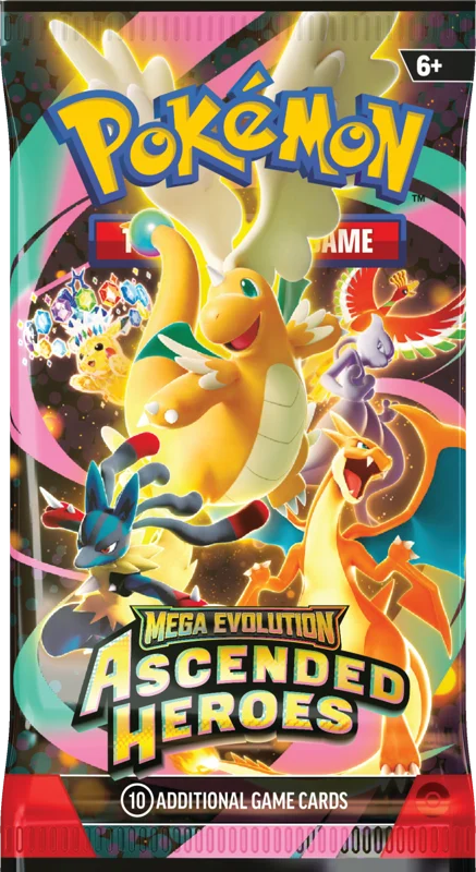 Pokemon Mega Evolution Ascended Heroes - 1x Booster Pack