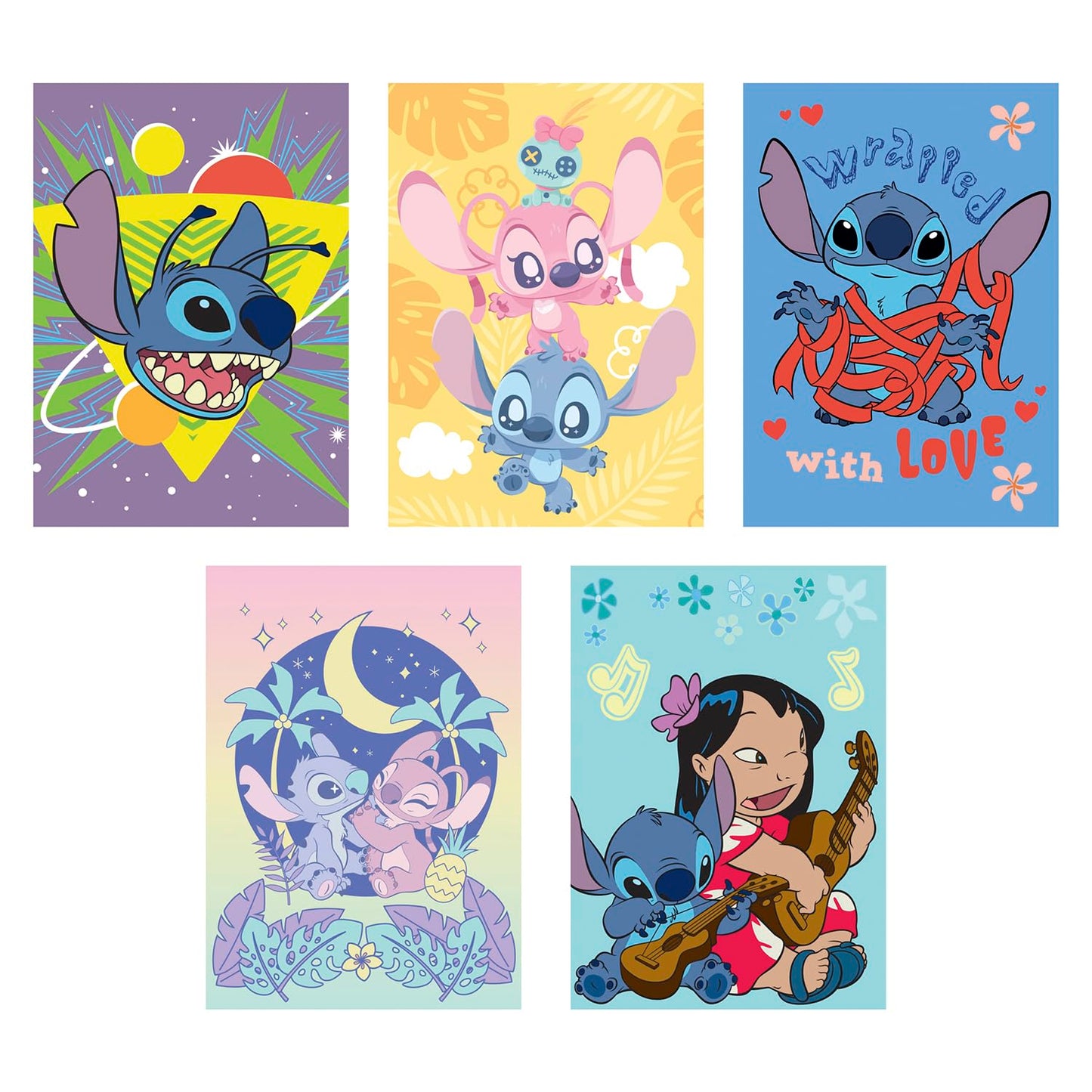 Panini x24 Packs Stitch Trading Card Collection-x24, Blue