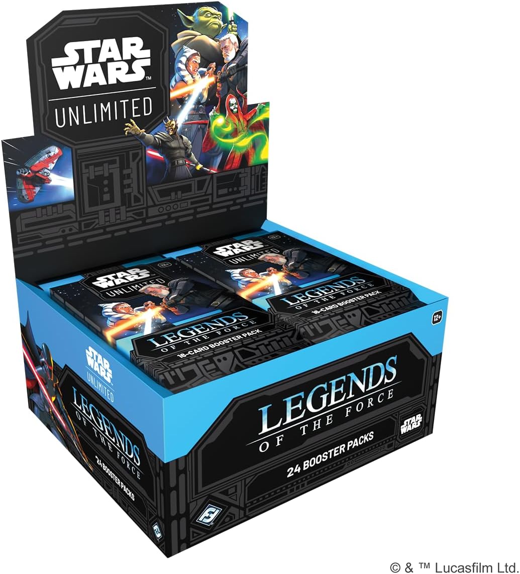 Star Wars: Unlimited Trading Card Game Legends of the Force BOOSTER DISPLAY - 24 Booster Packs