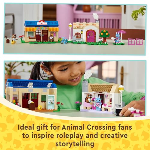 LEGO Animal Crossing Nook’s Cranny & Rosie's House Creative Building Toy for 7 Plus Year Old Kids, Girls & Boys, Includes 2 Characters from the Video Game Series, Birthday Gift Idea 77050