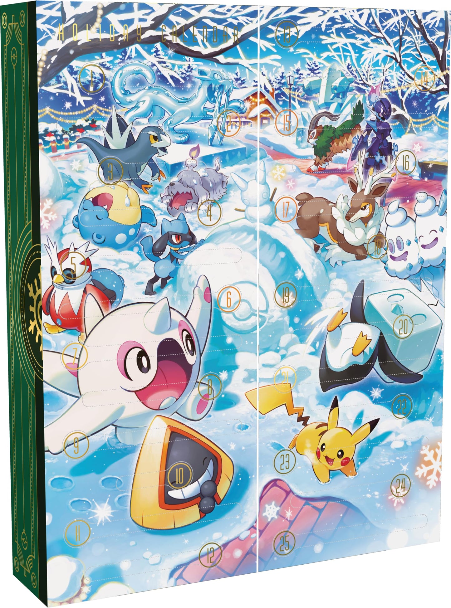 Pokémon TCG: Holiday Calendar (8 Foil Promo Cards, 5 Booster Packs & more)