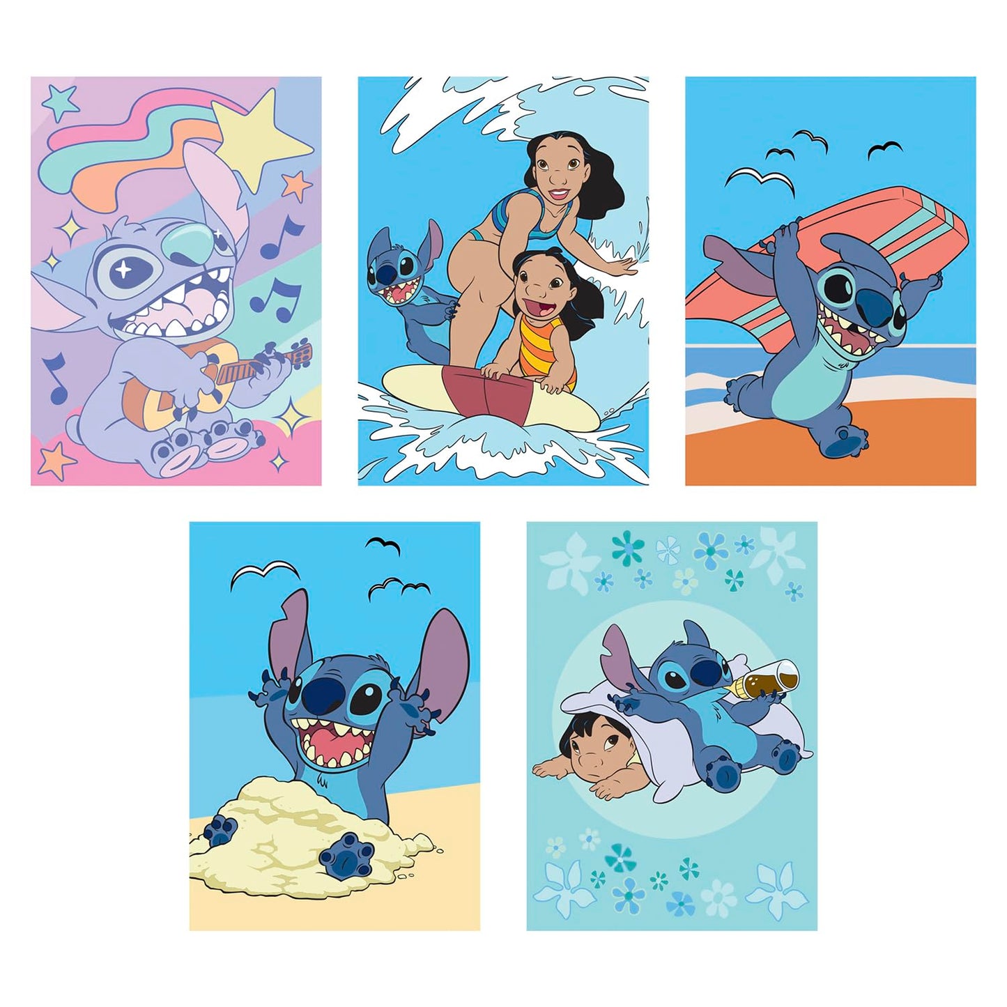 Panini x24 Packs Stitch Trading Card Collection-x24, Blue