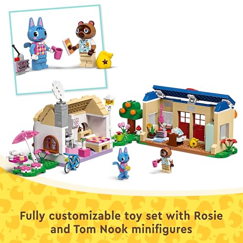 LEGO Animal Crossing Nook’s Cranny & Rosie's House Creative Building Toy for 7 Plus Year Old Kids, Girls & Boys, Includes 2 Characters from the Video Game Series, Birthday Gift Idea 77050