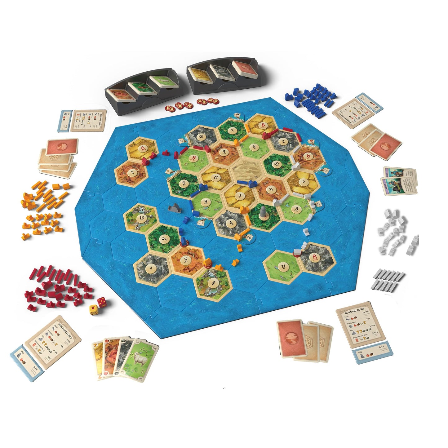 CATAN 6th Edition – The Strategy Board Game | Build Your Civilisation & Outsmart Your Rivals | For Families, Adults & Teens | Trade, Build & Settle to Victory | 3–4 Players, Ages 10+, 60 Mins