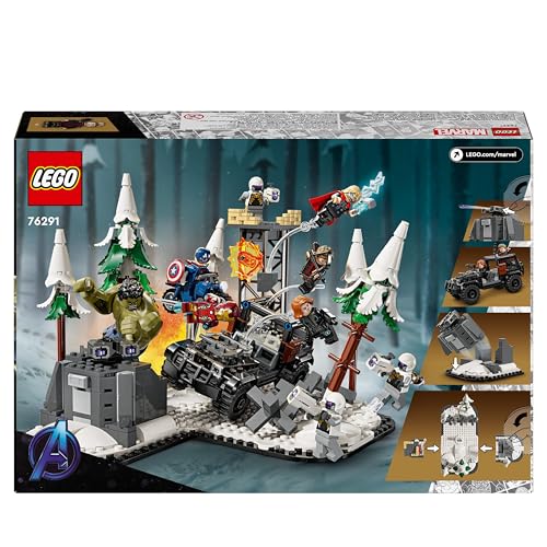 LEGO Marvel The Avengers Assemble: Age of Ultron, Buildable Super Hero Toy Set for 10 Plus Year Old Kids, Boys & Girls, with 8 Minifigures Including Thor, Hulk and Iron Man, Gift Idea 76291