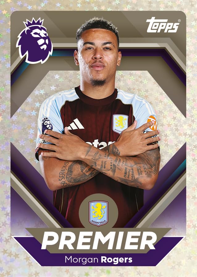 Topps Premier League Stickers 2026 - Sticker Tin (Contains 12 Premier League Sticker Packets Plus 1 mini Pack (75 Stickers in Total).