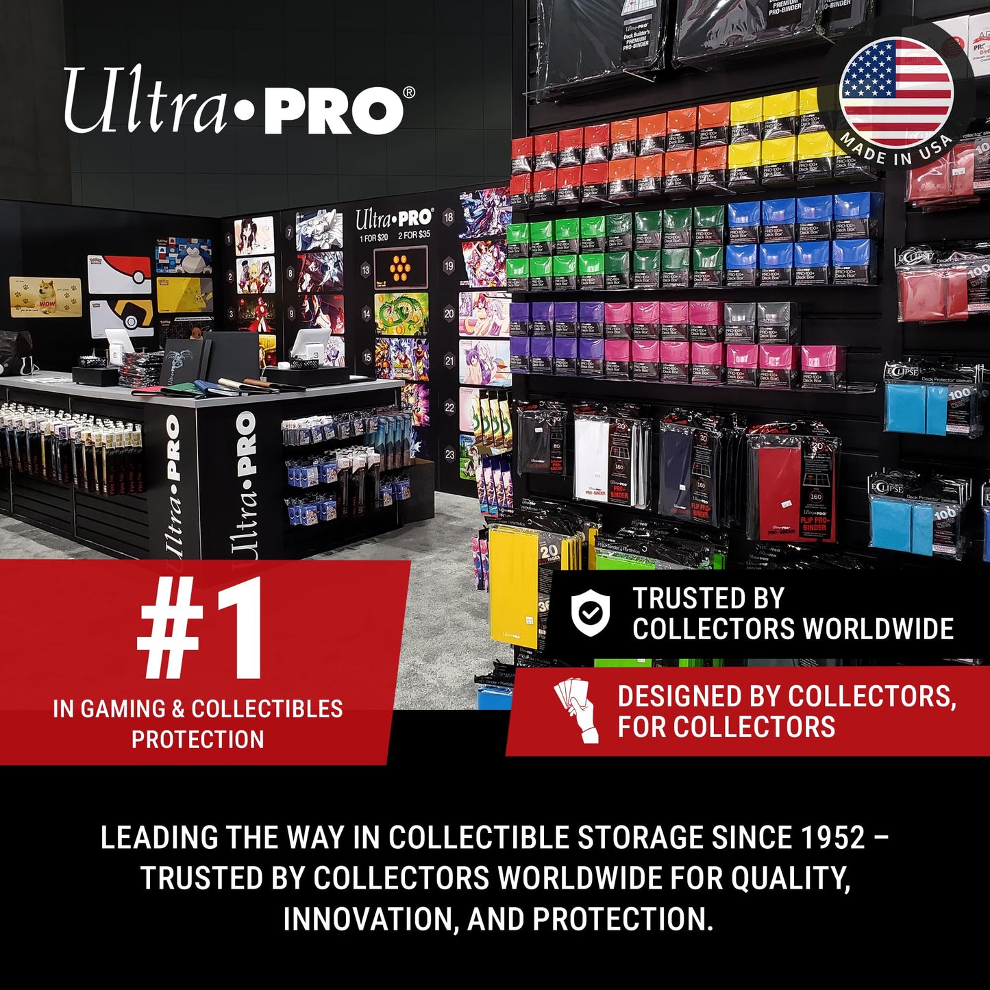 Ultra Pro Semi Rigid 1/2" Lip Tall Sleeves 200ct