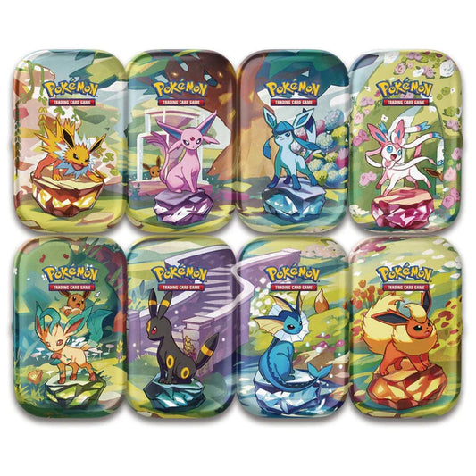 Pokemon Scarlet & Violet Prismatic Evolutions Mini Tin (1 tin chosen at random)