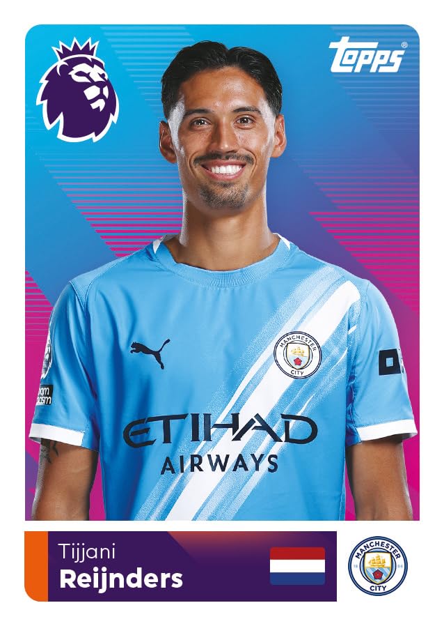 Topps Premier League Stickers 2026 - Mega Pack (Contains 18 Packets of Premier League Stickers (108 Stickers in Total).