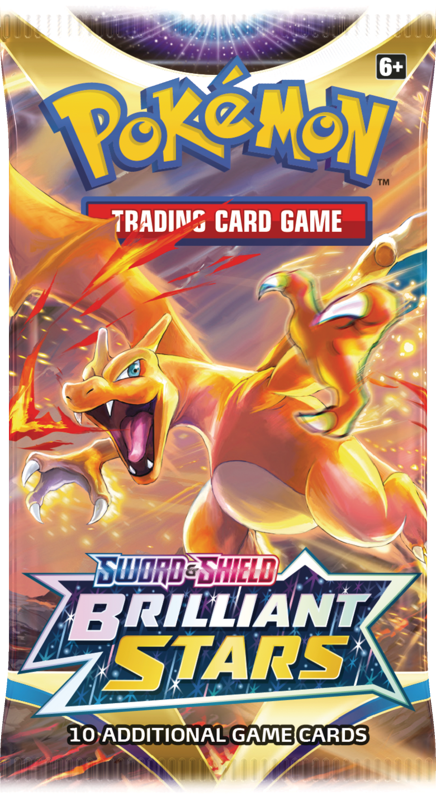 Pokemon Brilliant Stars: 1x Booster Pack (10 Cards)
