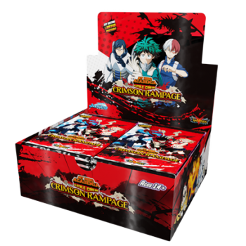 My Hero Academia Collectible Card Game - Series 02: Crimson Rampage Booster Display (24 packs)