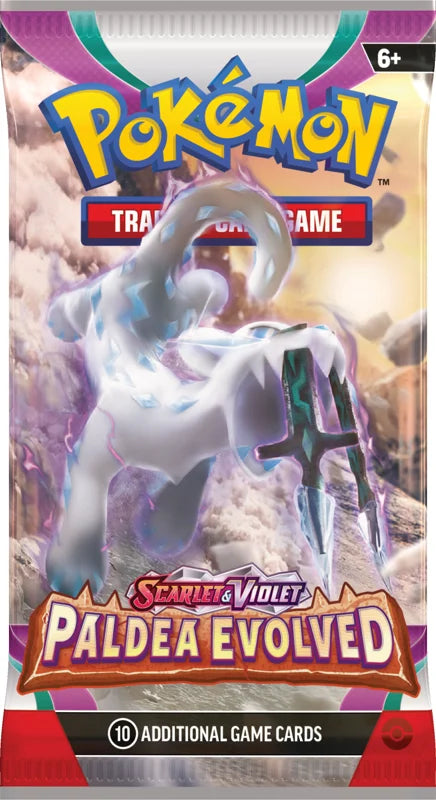 Pokemon Scarlet & Violet Paldea Evolved: 1x Booster Pack (10 Cards)