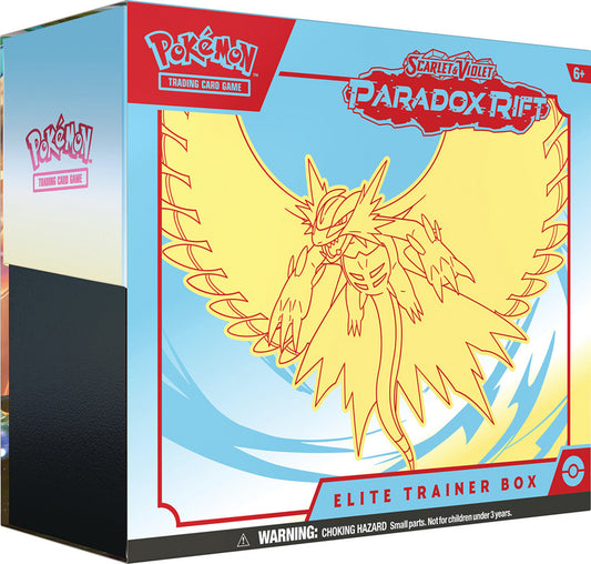 Pokemon Scarlet & Violet Paradox Rift: Elite Trainer Box (Blue & Yellow)