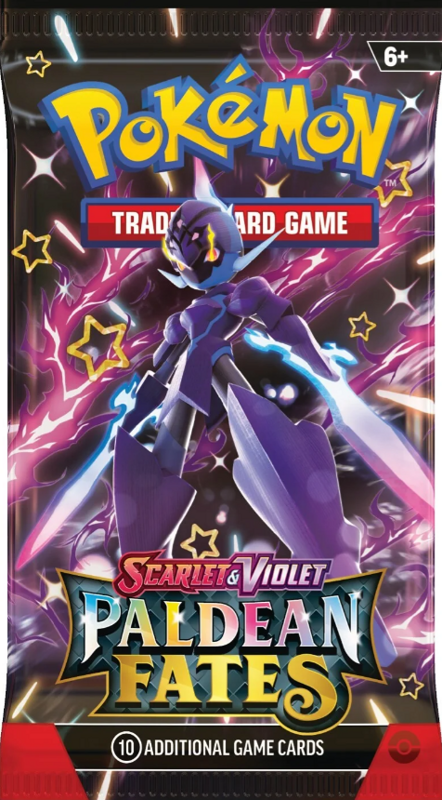 Pokemon Scarlet & Violet Paldean Fates 1x Booster Pack