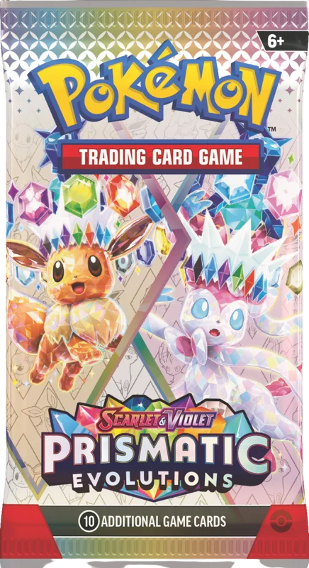 Pokemon Scarlet & Violet Prismatic Evolutions: 1x Booster Pack (10 Cards)
