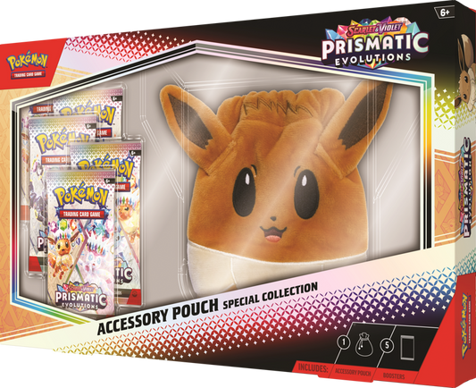 Pokemon  Prismatic Evolutions: Accessory Pouch Special Collection