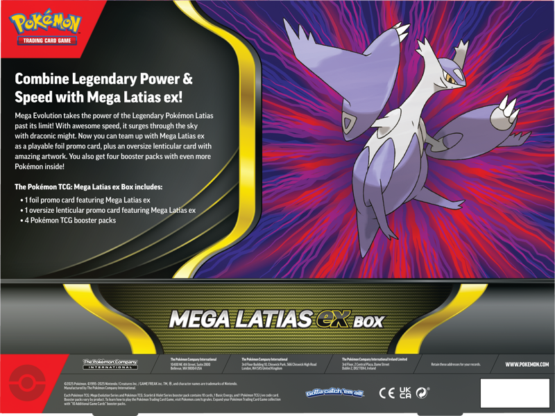 Pokemon Mega Latias EX Collection Box