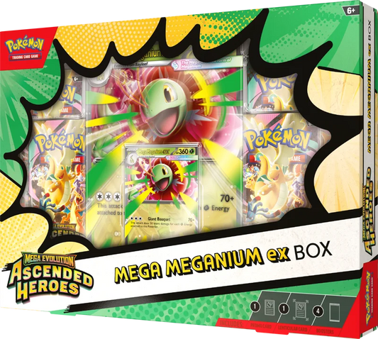 Pokemon Ascended Heroes Mega Meganium EX Collection Box