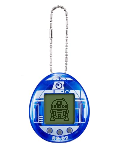 TAMAGOTCHI 88821 Star Wars R2D2 Virtual Pet Droid with Mini-Games, Animated Clips