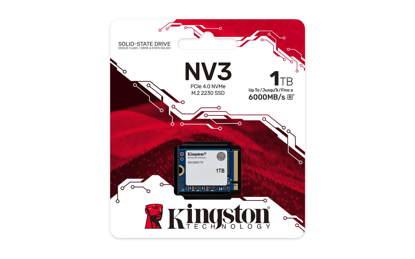 Kingston NV3 NVMe PCIe 4.0 Internal SSD - 2TB