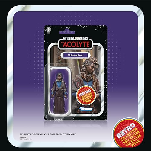 Star Wars Retro Collection The Acolyte Multipack, 9.5-cm Action Figure 6-Pack