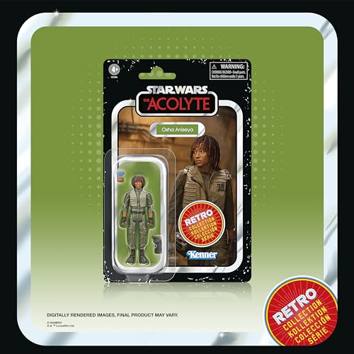 Star Wars Retro Collection The Acolyte Multipack, 9.5-cm Action Figure 6-Pack