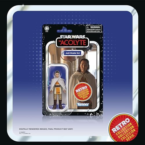 Star Wars Retro Collection The Acolyte Multipack, 9.5-cm Action Figure 6-Pack