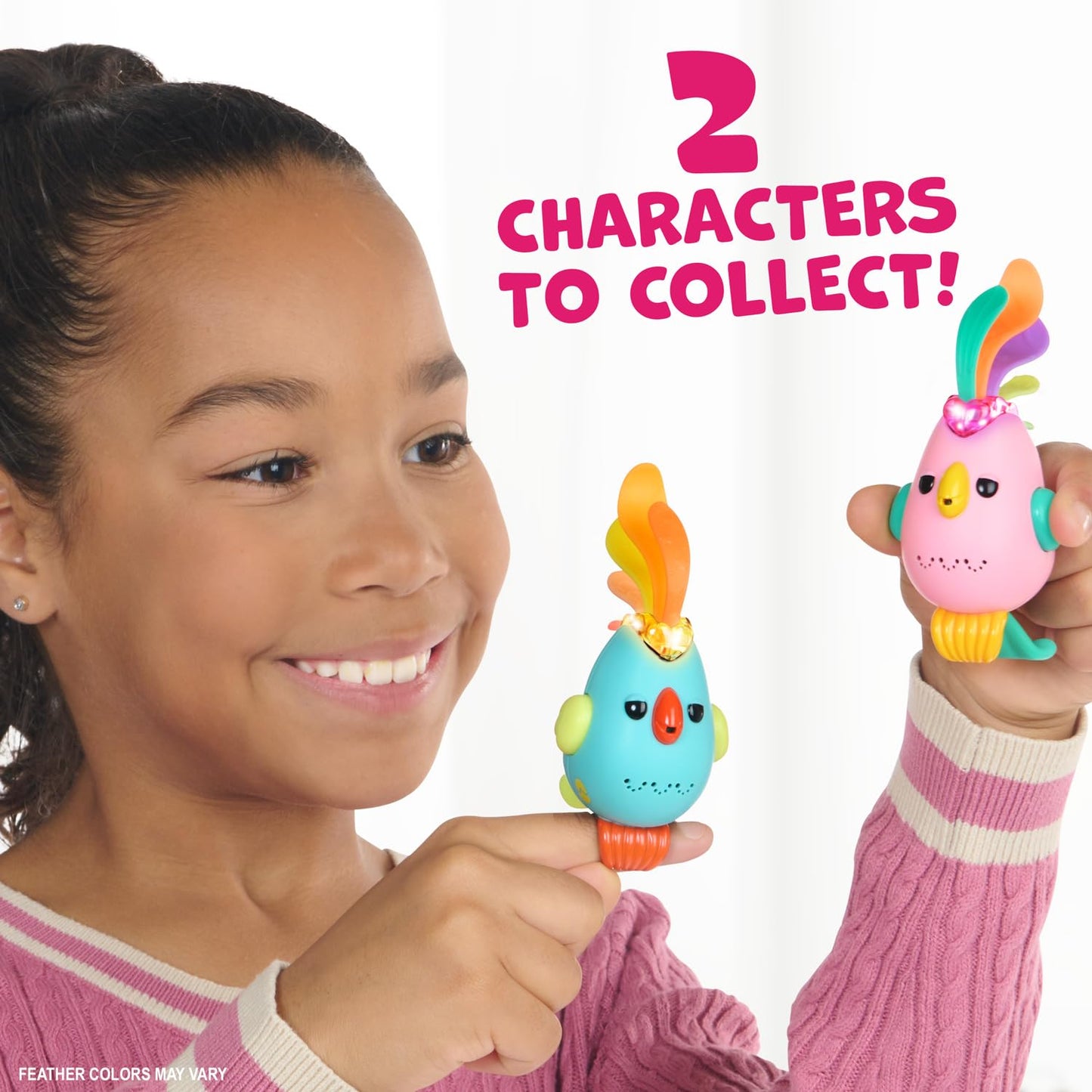 Fingerlings Sweet Tweets Interactive Bird: Lionel, Record & Play Secret Messages, 40+ Sounds & Reactions, Blue