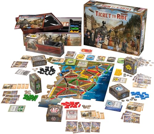 Days of Wonder | Ticket to Ride Legacy - Legends of the West | Board Game | Ages 10+ | 2-5 Players | 20-90 Minutes Playing Time