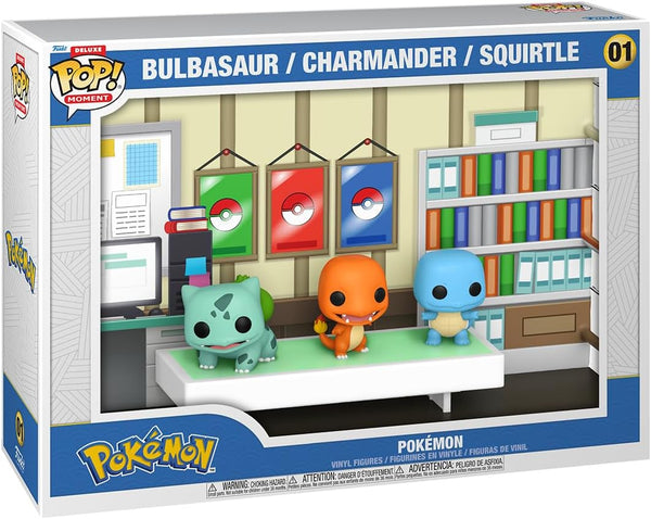 Funko POP! Moments Deluxe: Pokemon - Starters (1996) - Collectable Vinyl Figure