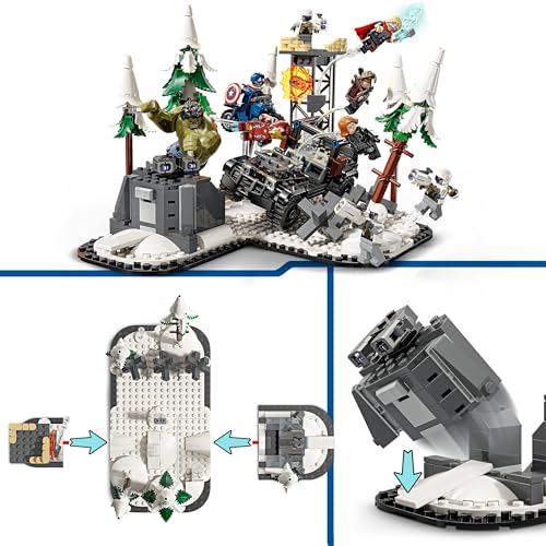 LEGO Marvel The Avengers Assemble: Age of Ultron, Buildable Super Hero Toy Set for 10 Plus Year Old Kids, Boys & Girls, with 8 Minifigures Including Thor, Hulk and Iron Man, Gift Idea 76291