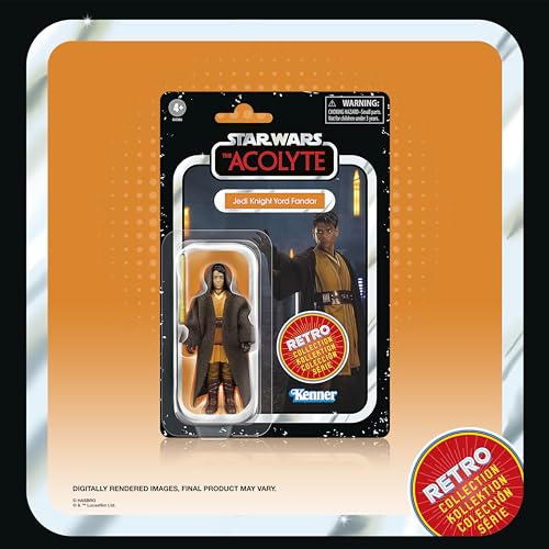 Star Wars Retro Collection The Acolyte Multipack, 9.5-cm Action Figure 6-Pack