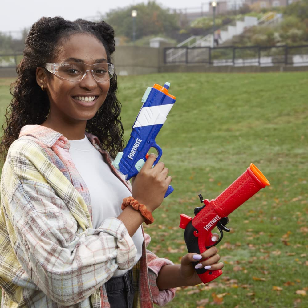 Nerf Fortnite Dual Pack Includes 2 Fortnite Blasters and 6 Nerf Elite Darts