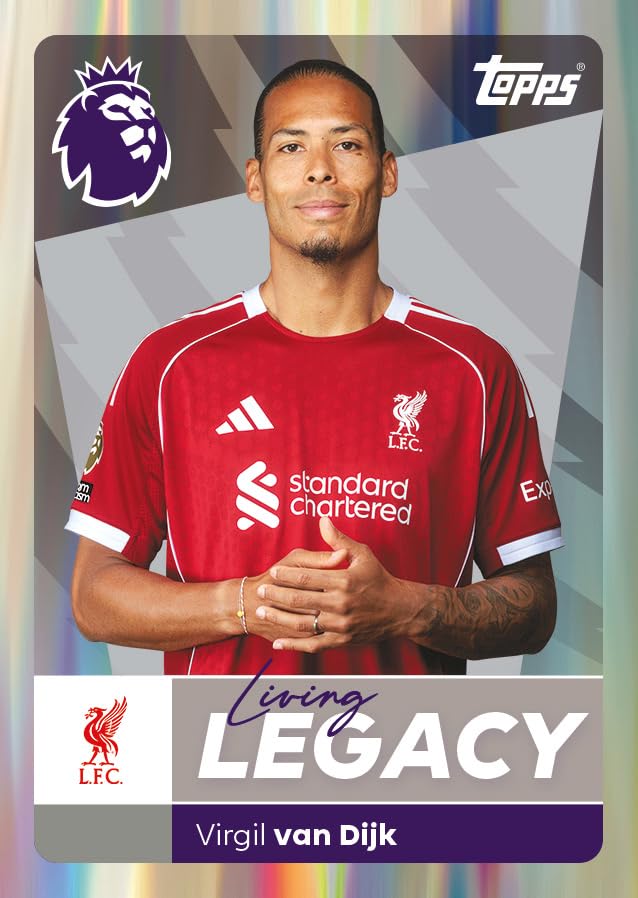 Topps Premier League Stickers 2026 - Mega Pack (Contains 18 Packets of Premier League Stickers (108 Stickers in Total).