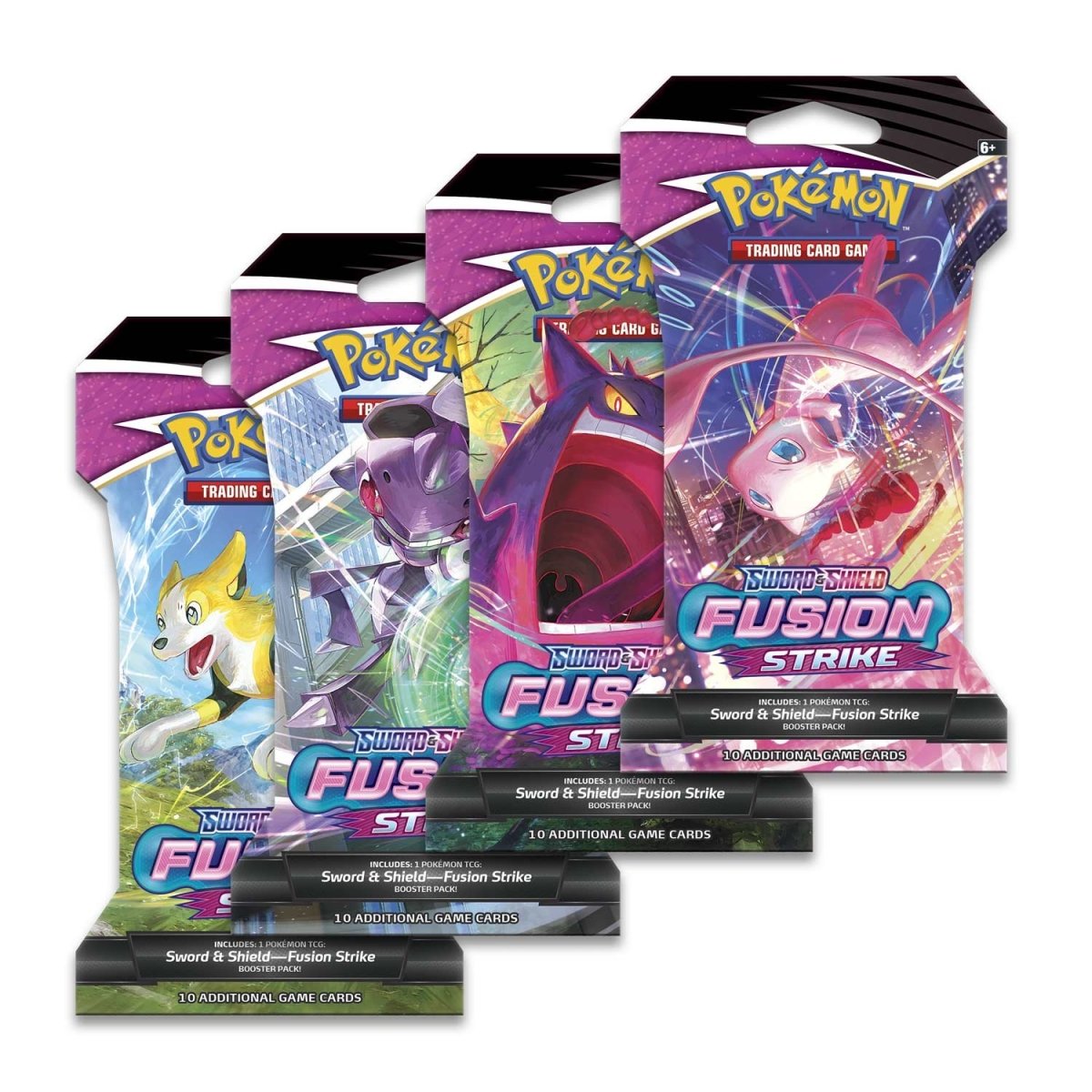 Pokemon - Sword & Shield-Fusion Strike Sleeved Booster Pack (Randomly chosen Artwork)