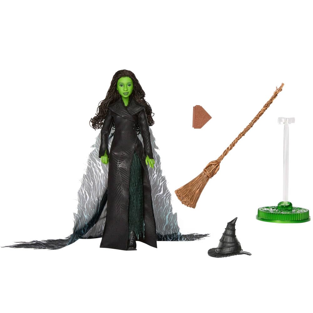 Mattel Wicked, Deluxe Elphaba Fashion Doll & Accessories