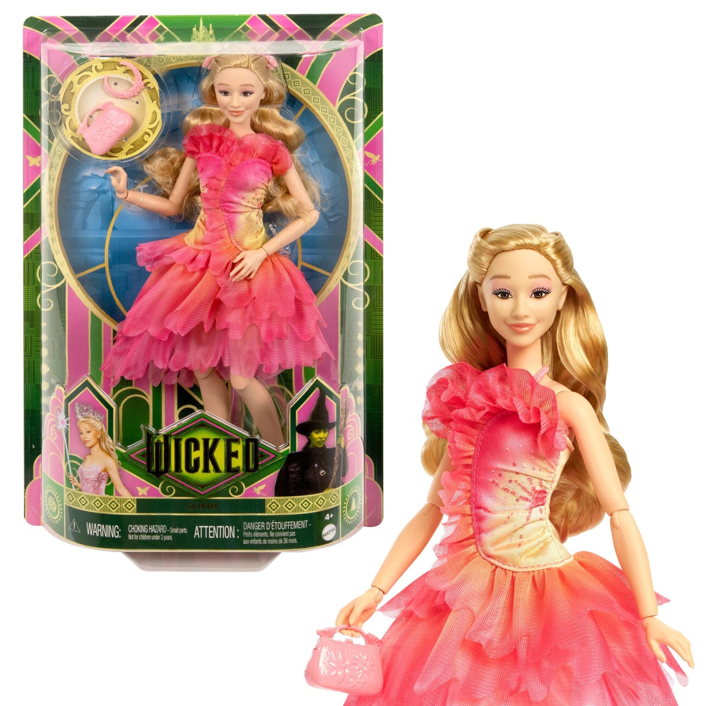 Mattel Wicked Nessarose-Modepuppe und Zubehör