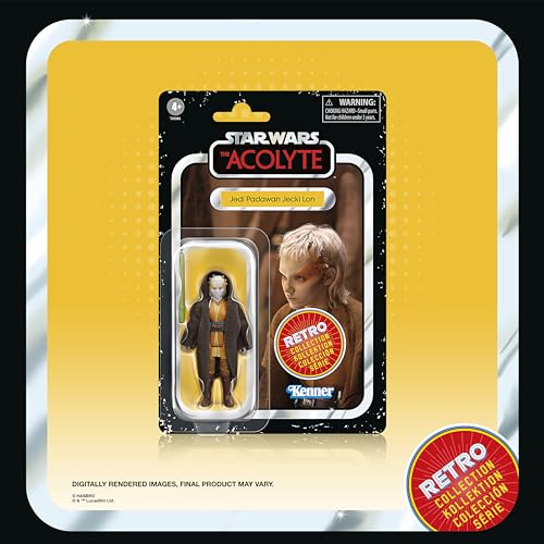 Star Wars Retro Collection The Acolyte Multipack, 9.5-cm Action Figure 6-Pack