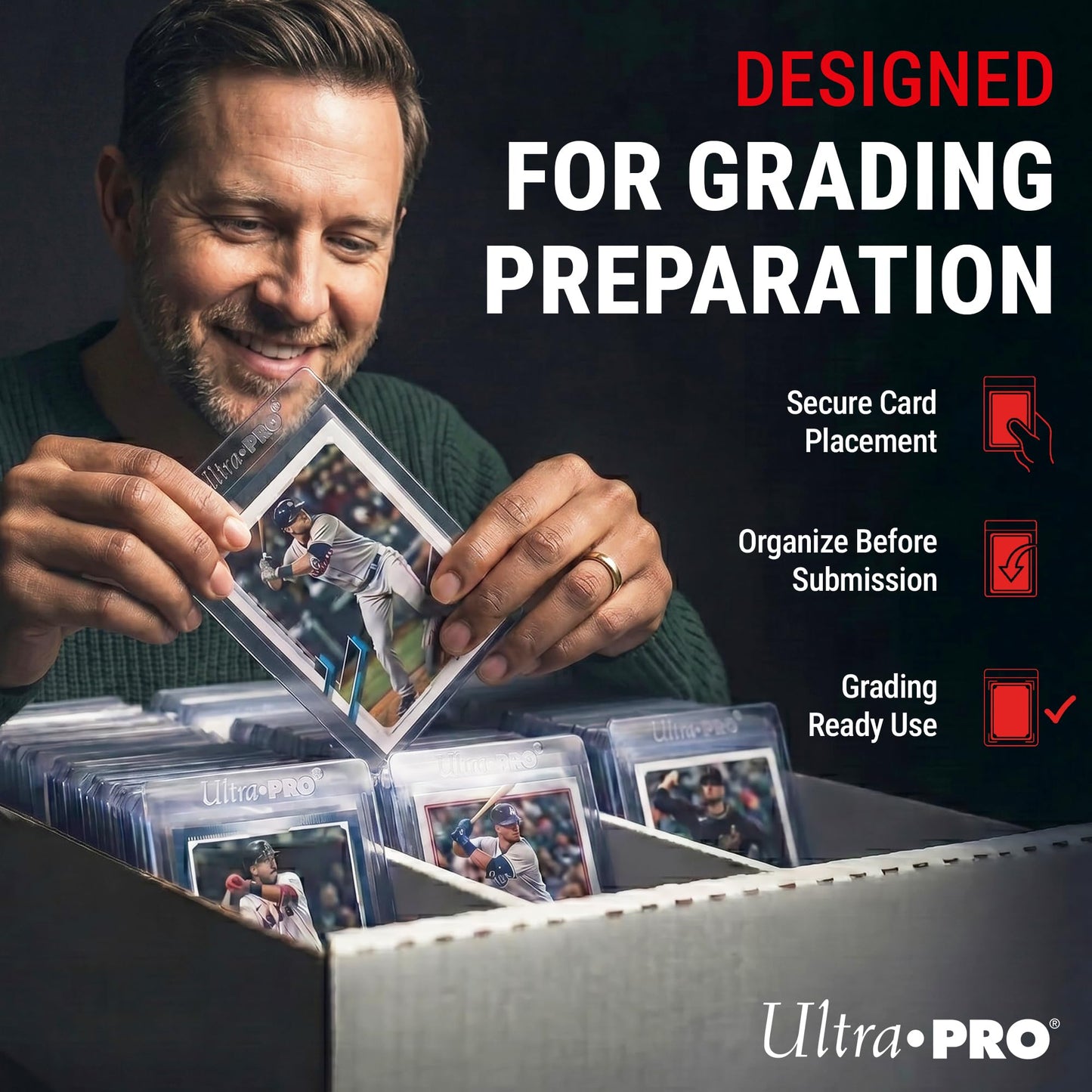 Ultra Pro Semi Rigid 1/2" Lip Tall Sleeves 200ct