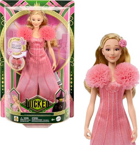 Mattel Wicked Singing Glinda Fashion Doll & Accessories,