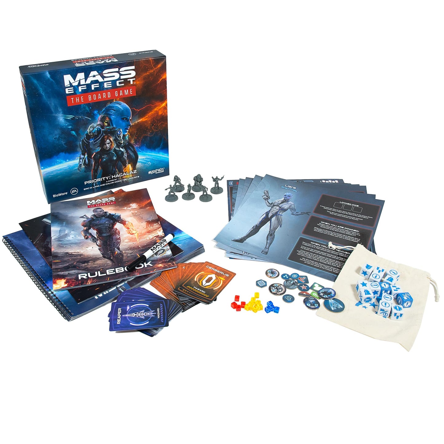 Modiphius | Mass Effect: Priority Hagalaz | Board Game | Ages 14+ | 1-4 Players | 60+ Minutes Playing Time
