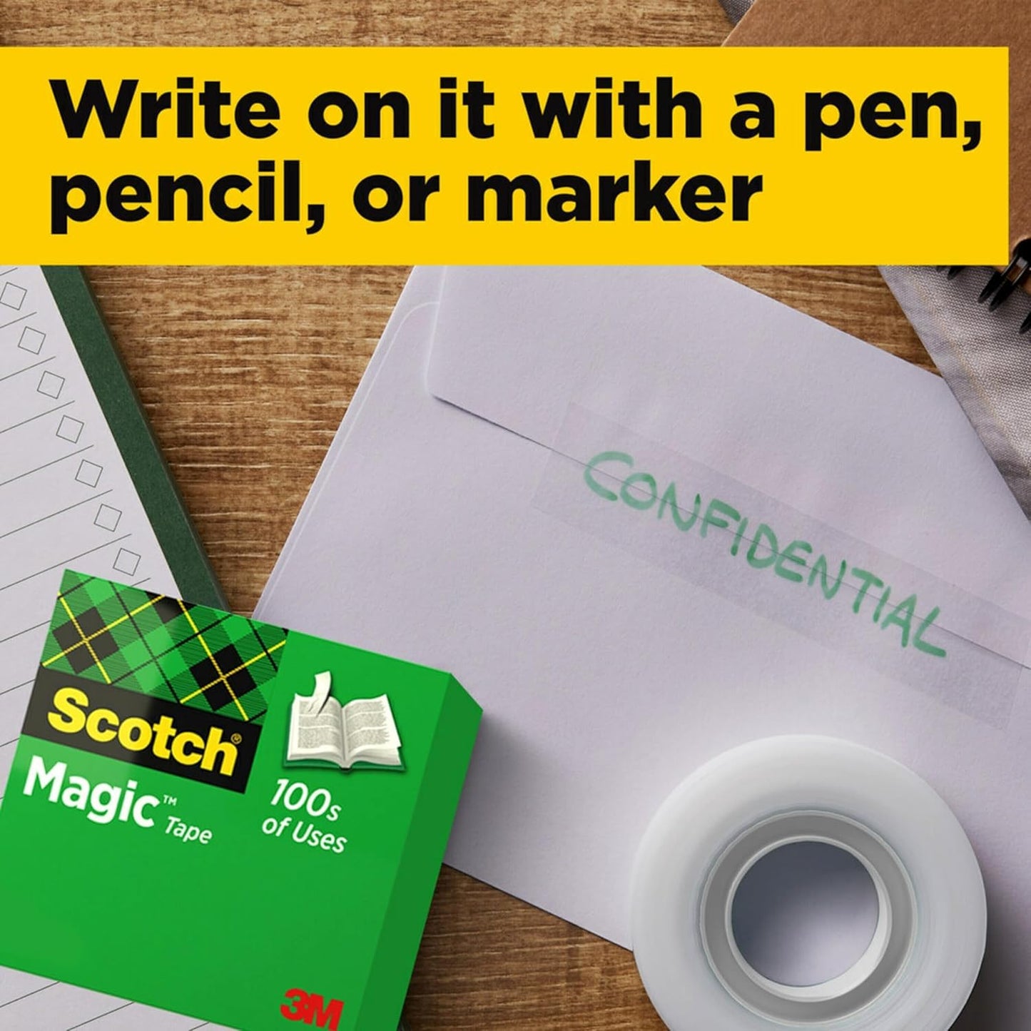 Scotch Magic Invisible Tape - 24 Rolls - 19 mm x 33 m - General Purpose Sticky Tape for Document Repair, Labelling and Sealing