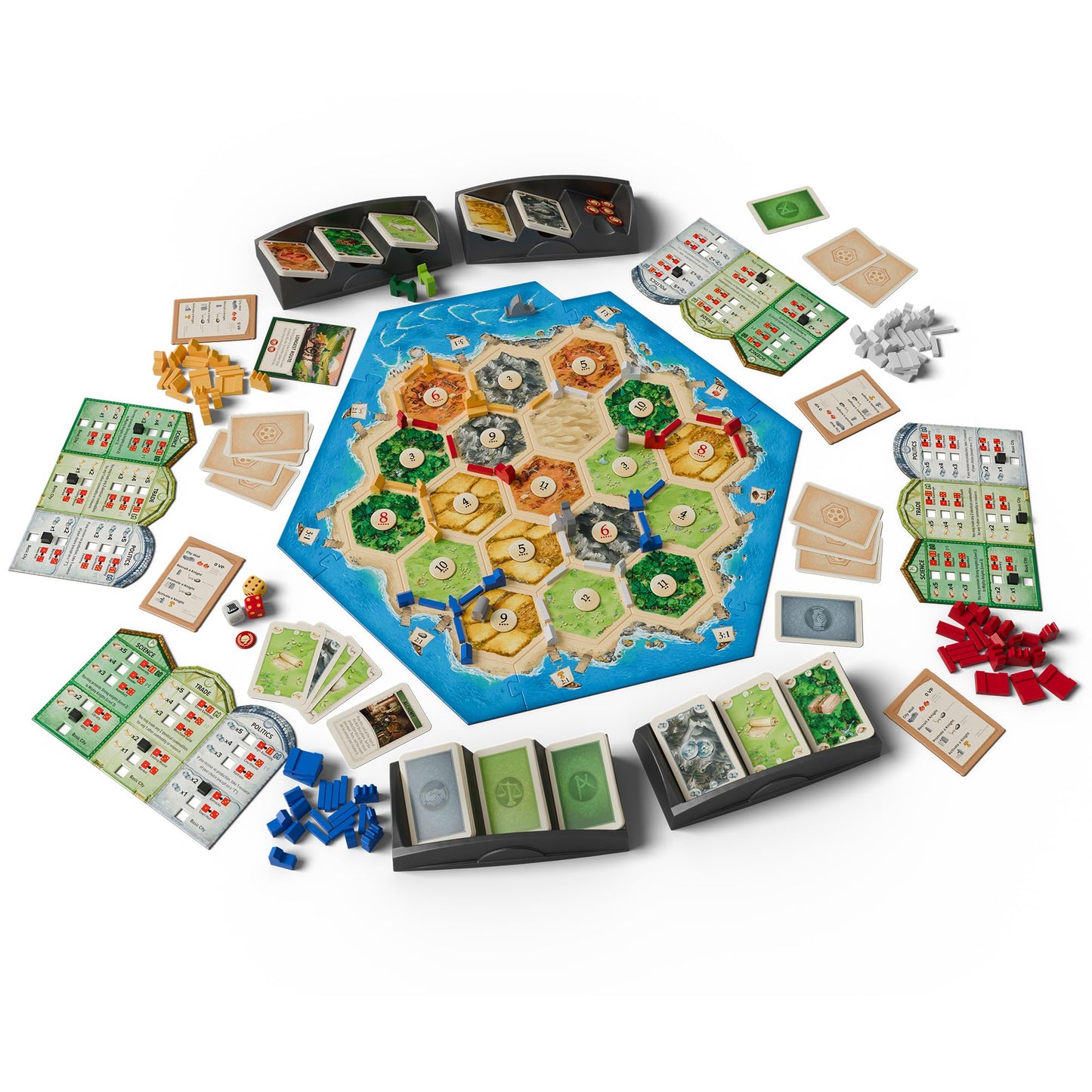 CATAN 6th Edition – The Strategy Board Game | Build Your Civilisation & Outsmart Your Rivals | For Families, Adults & Teens | Trade, Build & Settle to Victory | 3–4 Players, Ages 10+, 60 Mins