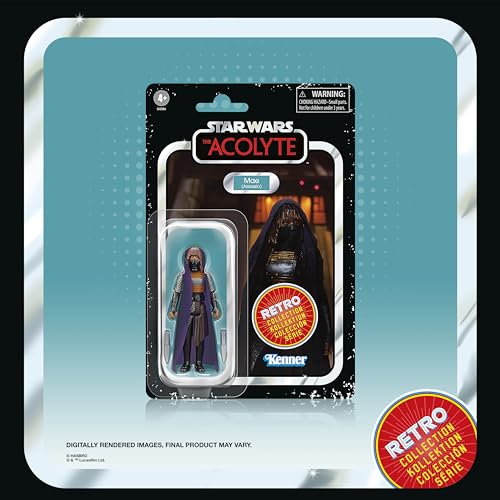 Star Wars Retro Collection The Acolyte Multipack, 9.5-cm Action Figure 6-Pack