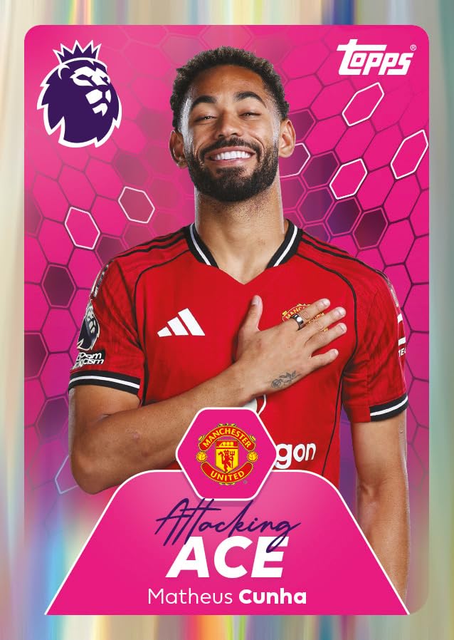 Topps Premier League Stickers 2026 - Mega Pack (Contains 18 Packets of Premier League Stickers (108 Stickers in Total).