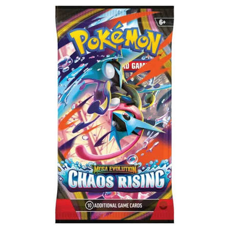 Pokemon Mega Evolution Chaos Rising 1x Booster Pack (10 Cards)